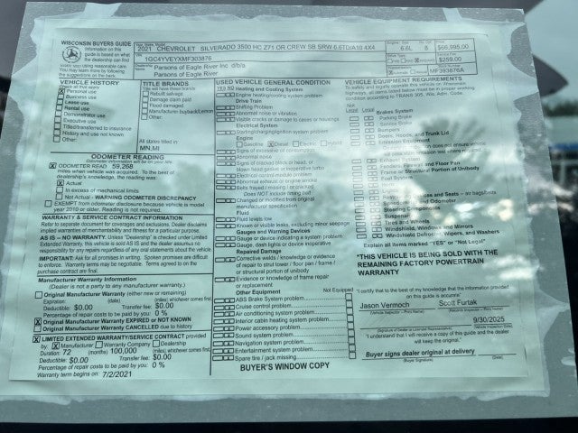 2021 Chevrolet Silverado 3500 HD High Country