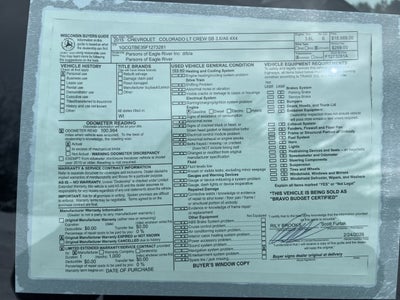 2015 Chevrolet Colorado 4WD LT