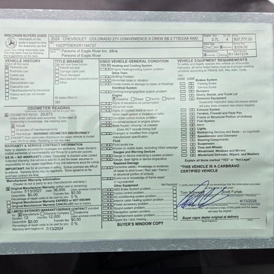 2024 Chevrolet Colorado Z71