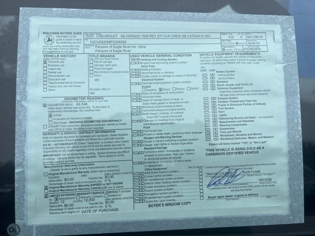 2023 Chevrolet Silverado 1500 RST