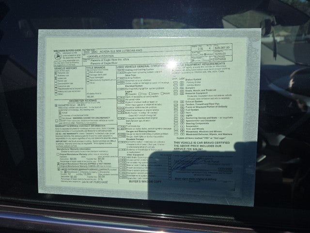 2023 GMC Acadia SLE
