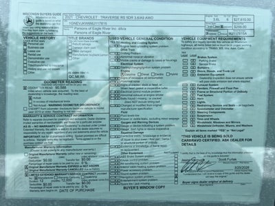 2021 Chevrolet Traverse RS