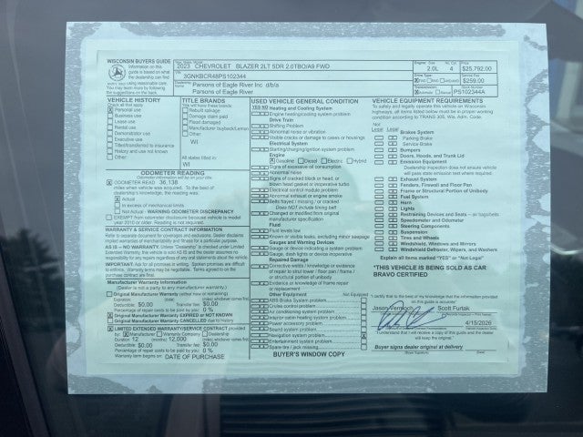 2023 Chevrolet Blazer 2LT