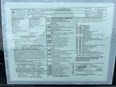 2024 Subaru Crosstrek Wilderness