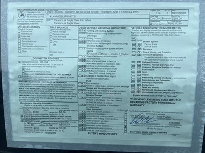 2023 Buick Encore GX Select