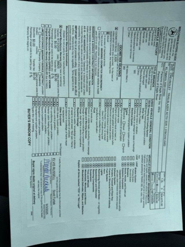 2025 Chevrolet Trailblazer ACTIV