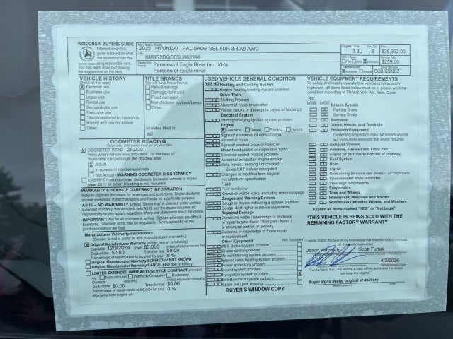 2025 Hyundai Palisade SEL