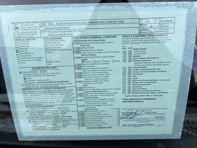 2025 Audi A5 Sportback S line Premium